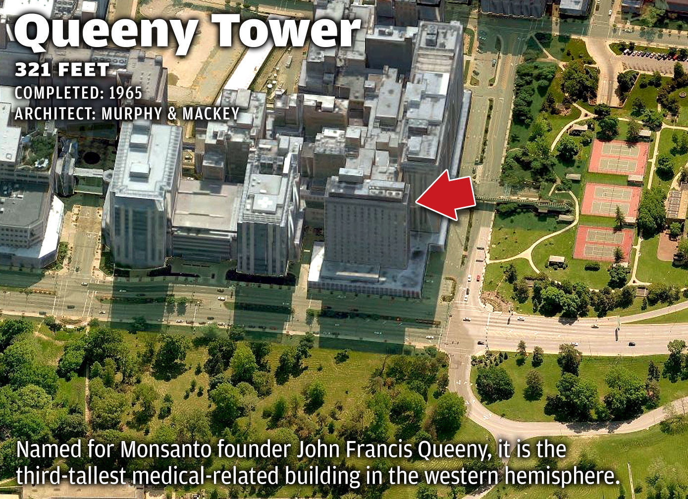 St. Louis' Tallest Buildings - Queeny Tower